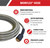 Simpson Genuine OEM Morflex Hose, 5/16"(9/32)x 25' X 3700 PSI - 40225