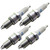 NGK 4 Pack of Genuine OEM Standard Spark Plugs # BPR2ES-4PK