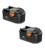 Ridgid R8411503 Replacement 18V NiCad 2.5 Ah Battery (2 Pack) - 130254011-2PK