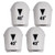 Homelite HU80709 4 Pack 40 Degree x .029 Nozzle # 308700010-4PK