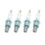 NGK 4 Pack of Genuine OEM (3177) Spark Plugs - BR6ES-4PK