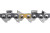 Husqvarna 16" X-CUT SP33G, .325" pitch, .050 gauge 66DL Chainsaw Chain 5 Pack - 581643666