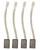 Fein FMM250 MultiMaster (4 Pack) Replacement Carbon Brush - 30711129009-4PK