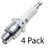 NGK 4 Pack of Genuine OEM Standard Spark Plugs - B7HS-10-4PK