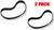 DeWalt DW718 Miter Saw OEM Replacement Belt (2 Pack) - 153555-00-2PK