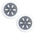 Bosch 3727DVS 6" Replacement Backing Pad # RS6045 (2 Pack)