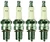 Champion N4C-4PK Copper Plus Small Engine Spark Plug Stock - 803 (4 Pack) - view 2