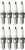 NGK 8 Pack of Genuine OEM Standard Spark Plugs - CR8E-8PK