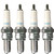 NGK 4 Pack of Genuine OEM Standard Spark Plugs - CR8E-4PK