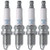NGK 4 Pack of Genuine OEM Replacement Spark Plugs - ZFR5F-11-4PK