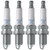 NGK 4 Pack of Genuine OEM Replacement Spark Plugs - ZFR5F-11-4PK