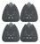 Black and Decker MS800B Mouse Sander 4 Pack Platen & Pad - 90532516-4PK
