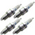 NGK 4 Pack of Genuine OEM Standard Spark Plugs - BPR2ES-4PK - view 3