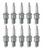 NGK 10 Pack of Genuine OEM Replacement Spark Plugs - BR9ES-10PK