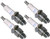 NGK 4 Pack of Genuine OEM Standard Spark Plugs - BR7HS-4PK