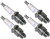 NGK 4 Pack of Genuine OEM Standard Spark Plugs - BR7HS-4PK