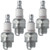 NGK 4 Pack of Genuine OEM Standard Spark Plugs - BM7A-4PK