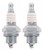 Ryobi RY08510 Homelite UT-20760 (2 Pack) 852 - RCJ6Y Spark Plug - 870174001-2PK