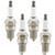 Stens 131-039-4PK Spark Plug Replaces Torch F6RTC MTD 751-10292 (4 Pack)