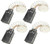 DeWalt DW705/DW708/DW744 4 Pack of OEM Replacement Carbon Brushes # 145323-06-4PK