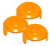 Worx (3 Pack) 50006531 Cordless Trimmer WA6531 Spool Cap Cover - 50006531-3PK