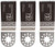 Fein (126) 1 3/8" Precision E-Cut Blades 3-Pack New