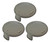 Ryobi P2002-P2004 Cordless Trim (3 Pack) Spool Cover - 3411546-7G-3PK