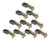 Ryobi 10 Pack Of Genuine OEM Replacement Brush And Springs - 039028001036-10pk