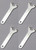 Ryobi AG452K Angle Grinder (4 Pack) Replacement Wrench - 039028001052-4PK