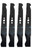 Oregon 4 Pack of Genuine OEM Replacement Mower Blades - 2105300125A-4PK