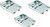 Wooster Genuine 11" Deluxe Metal Paint Tray 3-Pack, R402-11-3PK