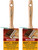 Wooster Genuine 2.75" Bravo Stainer Bristle/Polyester Paintbrush 2-Pack # F5119-2.75-2PK