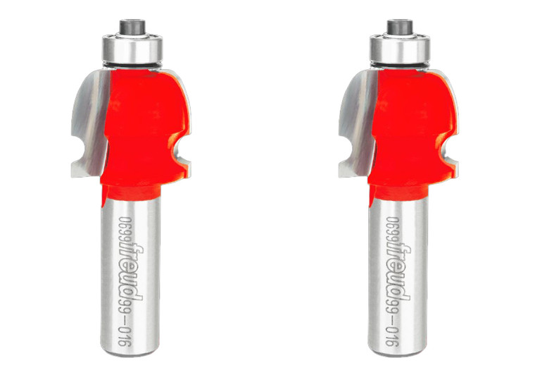 Freud Genuine 1" (Dia.) Face Molding Router Bit With 1/2" Shank, 2-Pack # 99-016-2PK