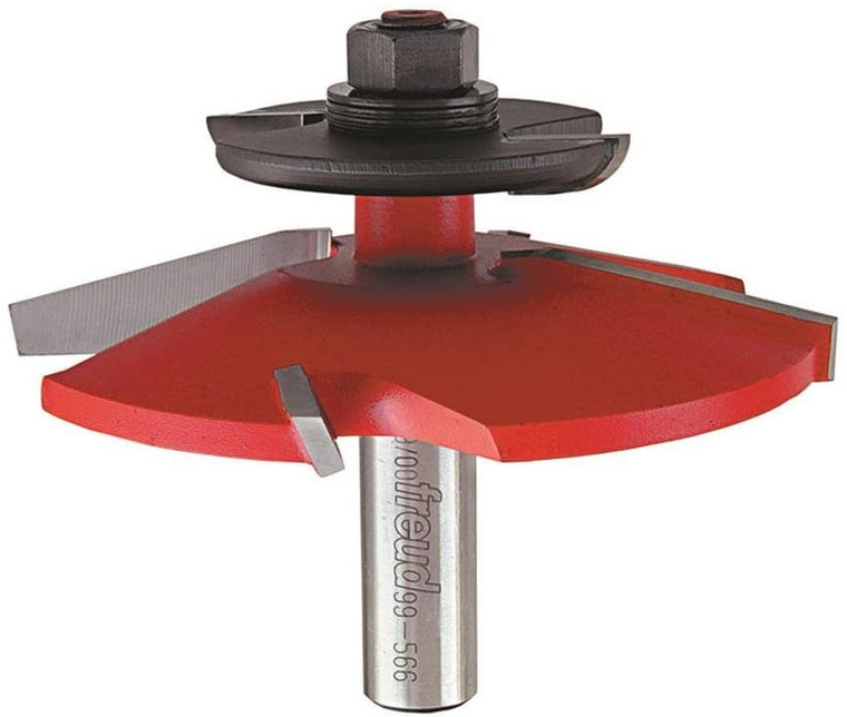 Freud 99-566 3-1/2" Diameter Raised Panel Bit w/Backcutters (Quadra-Cut) - view 3