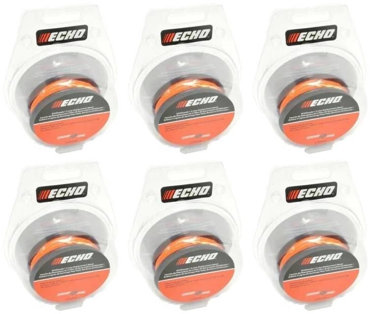 Echo Genuine 6-Pack of Replacement Dual-Line Spool With Line 21500240-6PK