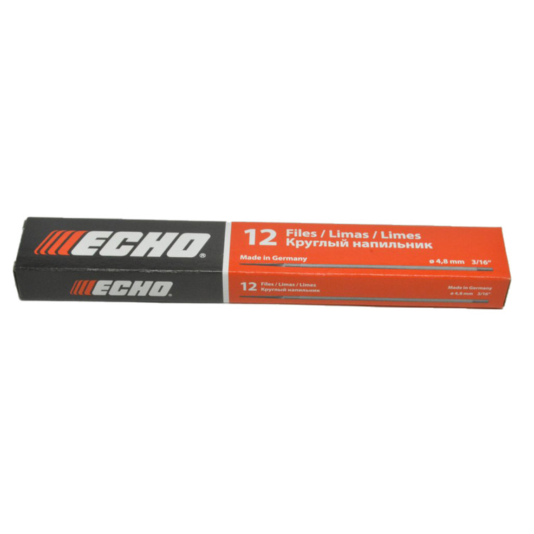 Echo Genuine Box of 12, 3/16"-4.8mm Chain Files 99988801722