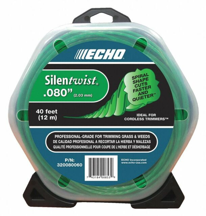 Echo Genuine Silentwist 40' Loop .080" Diameter Trimmer Line 320080060