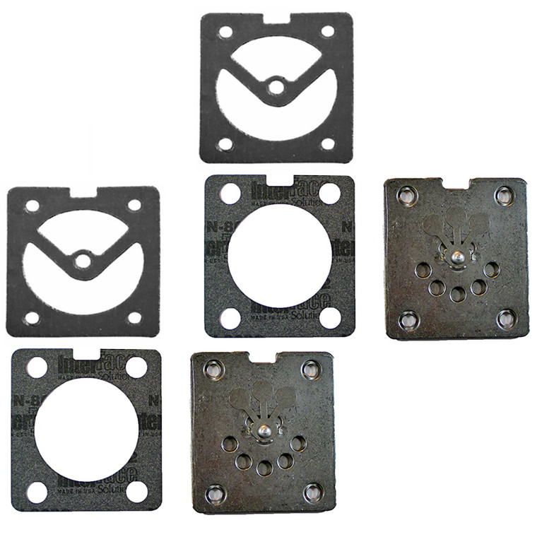 Porter Cable 2 Pack of Genuine OEM Head Gaskets + Valve Plates # CMB222