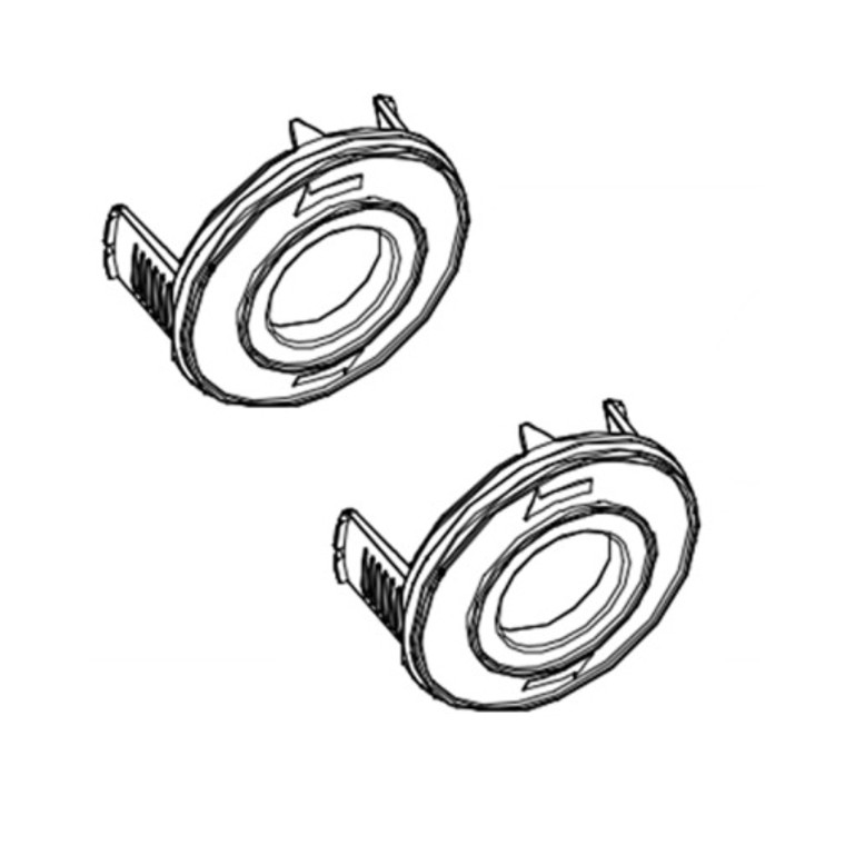 Craftsman 2 Pack of Genuine OEM Replacement Spool Covers # 221025104-2PK