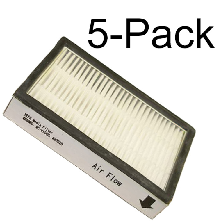 Kenmore 5 Pack Genuine OEM Filters for BC3005 Vacuum # 86880-5PK