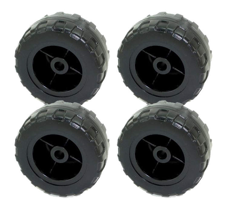 Black and Decker 4 Pack Of Genuine OEM Replacement Wheels # 243328-00-4PK