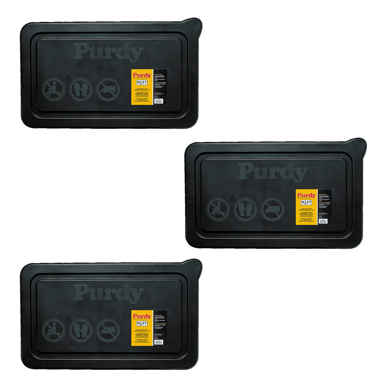 Genuine Purdy 3 Pack NEST Dual Roll-Off Premium Bucket Lids 14LID6018-3PK