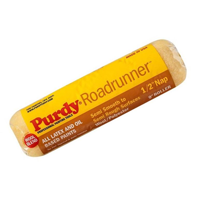 Genuine Purdy Roadrunner 50/50 9" x 1/2" Nap Roller Cover 144654093