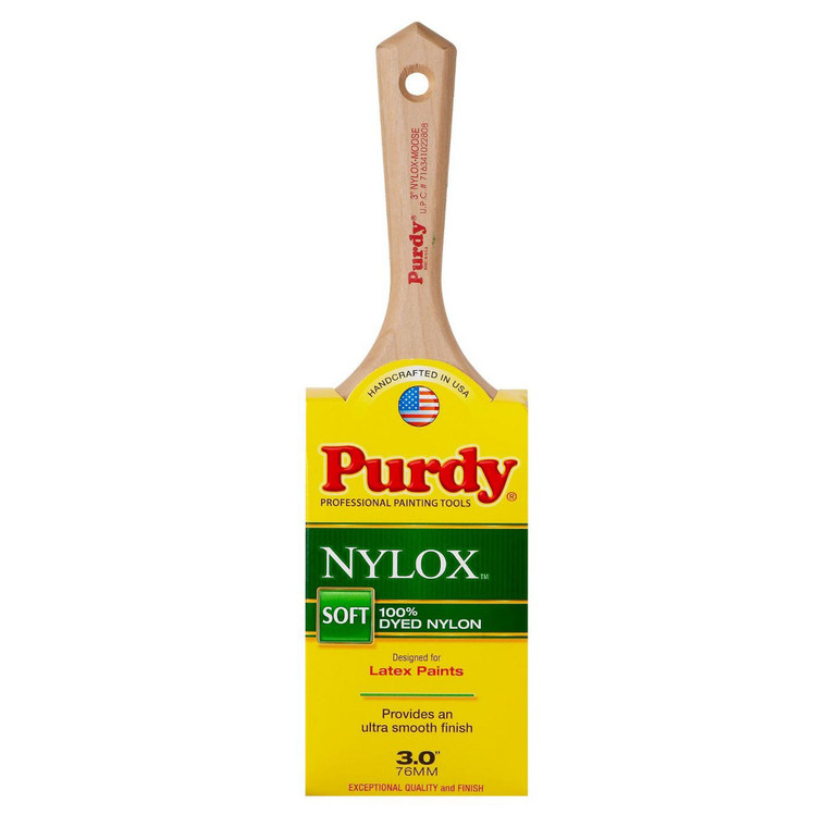 Genuine Purdy Nylox Moose Flat 3" Paint Brush 144232230