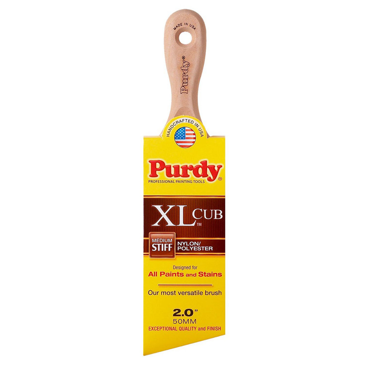 Genuine Purdy XL Cub Angular 2" Paint Brush 144153320