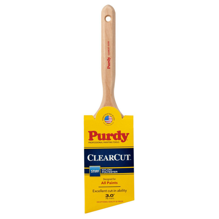Genuine Purdy Clearcut Glide Angular 3" Paint Brush 144152130