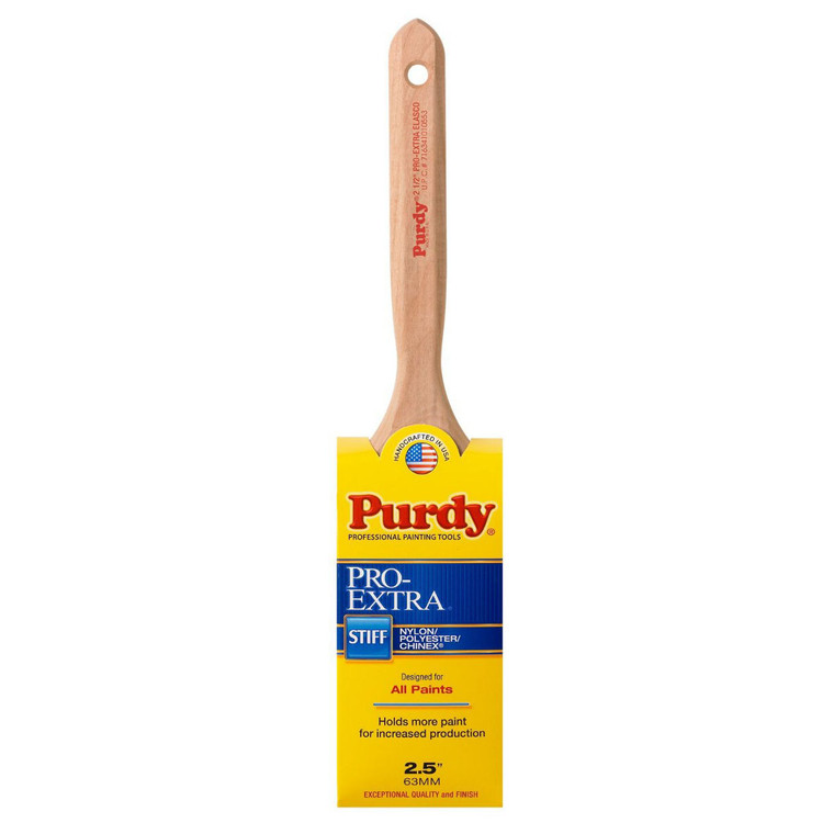 Genuine Purdy Pro-Extra Elasco Flat 2-1/2" Paint Brush 144100725