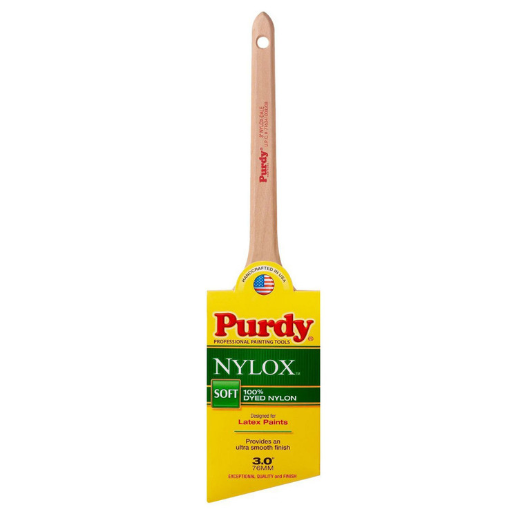 Genuine Purdy Nylox Dale Angular 3" Paint Brush 144080230