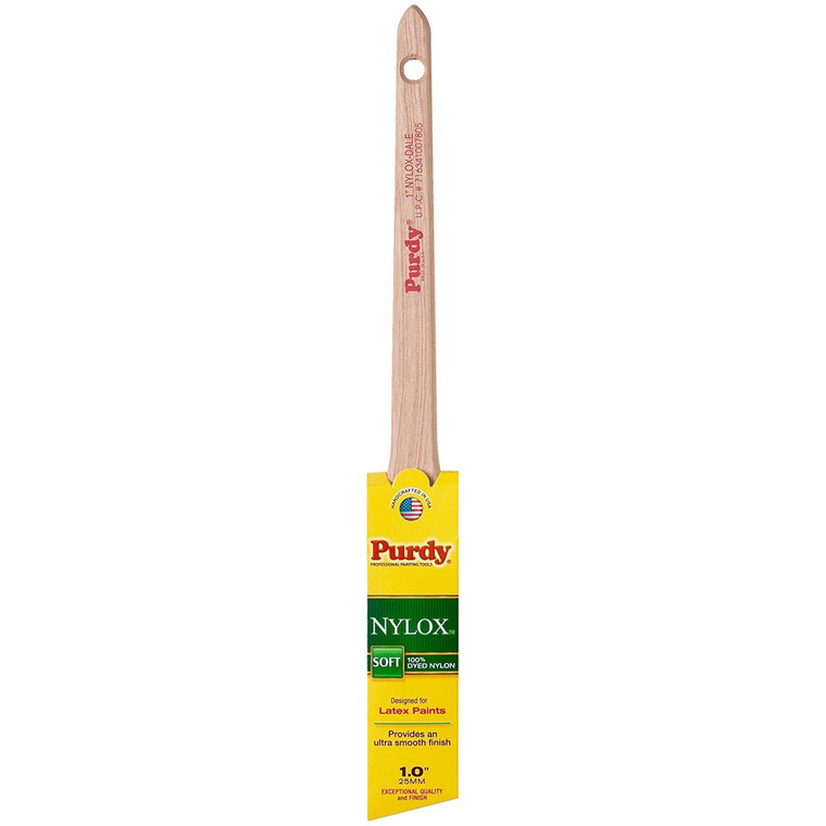 Genuine Purdy Nylox Dale Angular 1" Paint Brush 144080210