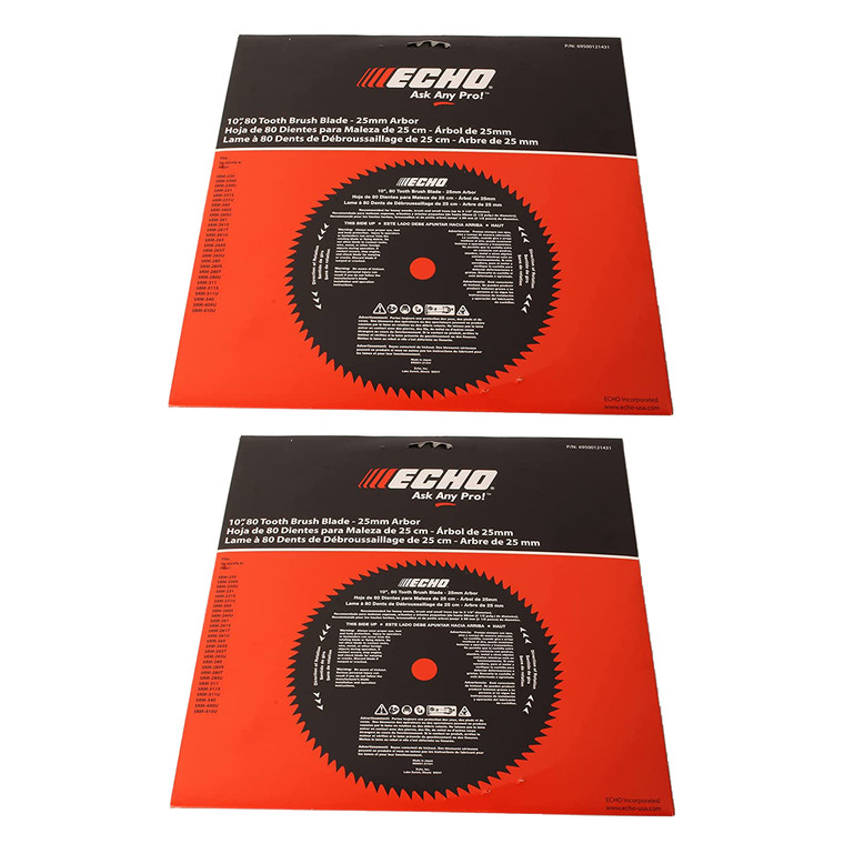 Echo Genuine Brushcutter Blades for SRM-300AE String Trimmer, 2 Pack - 69501021431-2PK